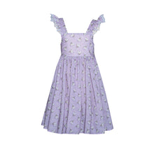 Load image into Gallery viewer, DANCING PETALS VIOLET DRESS WITH TIES