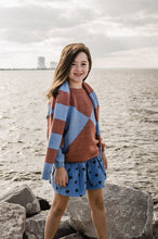 Load image into Gallery viewer, KNITTED PINK AND BLUE SWEATER.